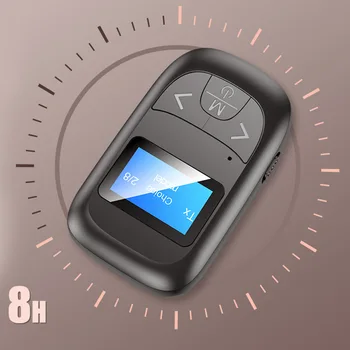 Bluetooth-5.0-Vastuvõtja, Saatja, LED-Ekraan, Stereo Audio Adapter Kõlari, Kõrvaklappide Juhtmeta heliadapteri