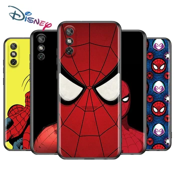 Marvel Avenger Spiderman jaoks Huawei Y9A Y9 Y9S Y8S Y8P Y7P Y7A Y7 Y6S Y6 Y5P Y5 Peaminister Pro Lite Must Telefon Kohtuasjas