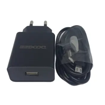 Uus Originaal Doogee BL5000 S60 AC Adapter Kiire Laadija 3.0 Reisi Laadija EU Pistik Adapter + USB Kaabel DC 5V 7V 9V 2A