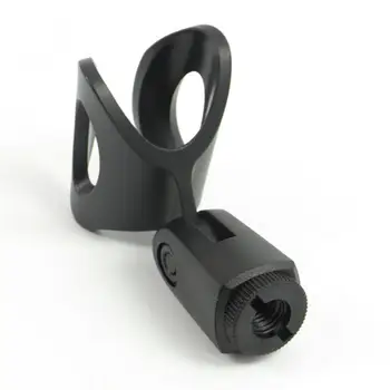 ABS Paindlik Mikrofon Mic U-Kujuline Klamber Seista Tarvikud 3/8 Kruvi Plastikust Klamber Omanik Mount Black