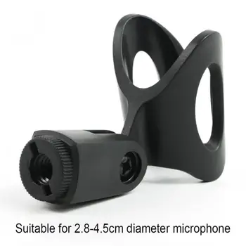 ABS Paindlik Mikrofon Mic U-Kujuline Klamber Seista Tarvikud 3/8 Kruvi Plastikust Klamber Omanik Mount Black