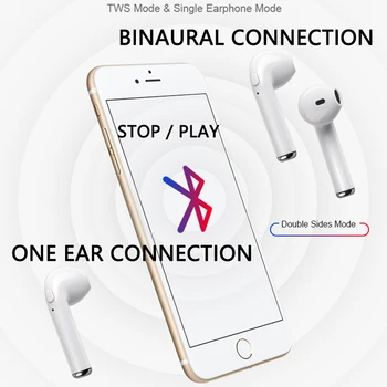 I7s TWS Wireless Kuular 5.0 Bluetooth Kõrvaklapid Kõrvaklapid Earbuds Peakomplekti, Kõrvaklapid, tark Xiaomi Telefon Samsung Huawei