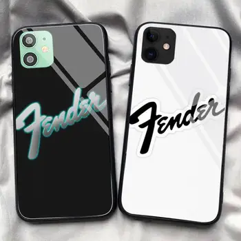 Fender Armastus Telefoni Juhul Karastatud Klaas iPhone 11 Pro XR, XS MAX 8 X 7 6S 6 Plus SE 2020 12 Pro Max Mini juhul