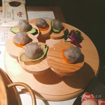 Redel Jaapani Grill Restoran Lauanõud Isiksuse Hot Pot Restoranis Meeleolu Roog Loominguline Sushi Puidust Plaat