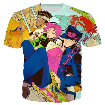 Anime t-särgid JoJo Veider Adventur 3d print t-särk Meestele, Naistele homme fashion t-särk Harajuku top tees Naljakas särgid tshirt