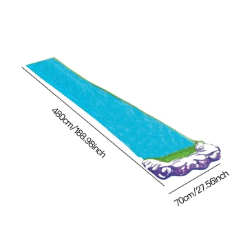Lõbus Muru Vesi Slide PVC Väljas Mängud Tagahoovis Center Ühe Giant Surf Vesi Slide Basseinid Suvel Vesi, Mängud Lastele, Täiskasvanud