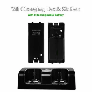 2/4 Sadamate Võimsus Laadija Laadimise Dock Station Wii/Wii U Pult Laadimisdoki Tarvikud Gamepad Power Adapter