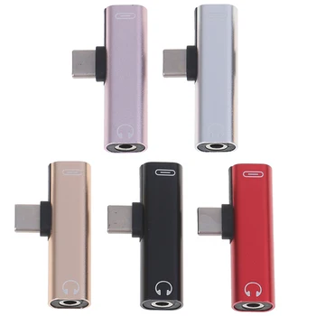 2 in 1 C-Tüüpi Audio Adapter Mini Type-C-3,5 mm Konverter-USB-K Tasuta Adapter Kaabel Samsung Xiaomi Huawei Audio Adapter