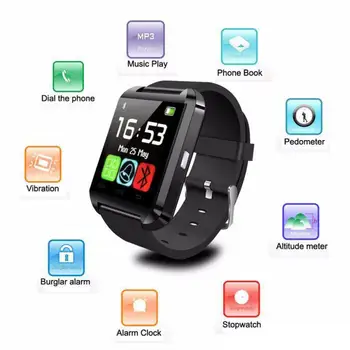 Smart Watch Bluetooth-ühilduva Kõne Meeste ja Naiste Veekindel LCD Puutetundlik Smartwatch Südame Löögisageduse Monitor Nutikas Android ja IOS