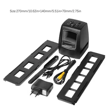 2.36 Tolline LCD Ekraan, Kõrge Eraldusvõimega Skanner Teisendab Digitaalne USB-Negatiivid, Slaidid, Foto Kantavate Skaneerimise Digitaalne Film Converter