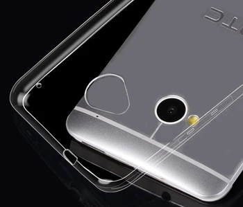 For HTC One M7 M8 M9 M10 X9 X10 U11 U11 Pluss Telefoni Kotid & Juhtudel üle Läbipaistev Põrutuskindel Juhul, Pehme