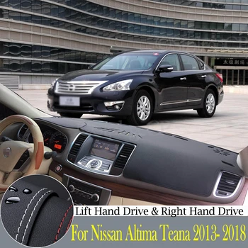 Kvaliteetsest nahast armatuurlaua kaitse padi ja kerge-tõend pad Nissan Altima Teana L33 2013 - 2018 auto tarvikud