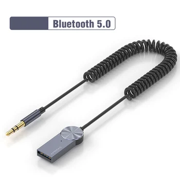 Baseus Aux Bluetooth-ühilduva Dongle Adapter Kaabel 3.5 MM Jack Aux Bluetooth-ühilduva 5.0 Vastuvõtja