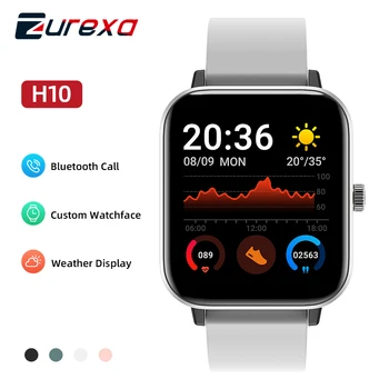 Zurexa H10 Smart Watch Mehed Naised Bluetooth Kõne Kohandatud Dial Ip67, Veekindel Smartwatch Meeste Fitness Pedometer Vaadata Android