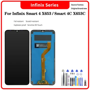 Eest Infinix Smart 4 X653 /4C X653C LCD ekraan, Kõrge kvaliteediga HD brand new ekraani assamblee Lahtivõtmine vahendid