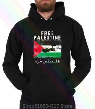 Vintage Vaba Palestiina Mehed Topp Sweatshirtss Shortsleeve Mens O Kaela Topp Sviitrid Topp Sviitrid Pehme Puhastatud Cotto