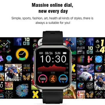 P2 2021 Smart Watch Veekindel Fitness Sport Watch Heart Rate Tracker-Kõne/Sõnumi Meeldetuletus Bluetooth Smartwatch Android ja IOS