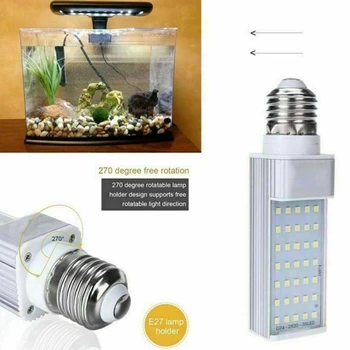 GTBL Fishpod Valge Taimede Akvaariumi 7W Kasvada LED-Tank Kala Coral Pirn E27 Lamp