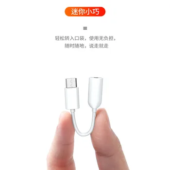 Algne Xiaomi USB Type-C-HELI 3,5 mm Kõrvaklappide Pistikupesa AuxAudio Kaabel Adapter Kõrvaklappide jaoks mi 9 SE 9T Lisa 10 A3 K20 K30 Pro