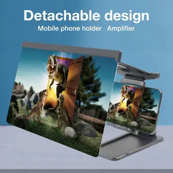 12inch 3D Telefoni Ekraani Luup Võimendi Kokkuklapitavad Disain HD Video Suurendusklaasi Vaadata 3D Filme Nutikas Telefon Bracket Omanik