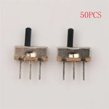 50 Tk/Palju SS12D00G3 2 Positsiooni SPDT 1P2T 3 Pin PCB Paneel Mini Vertikaalne Lükake Lüliti Kõrge Kvaliteediga