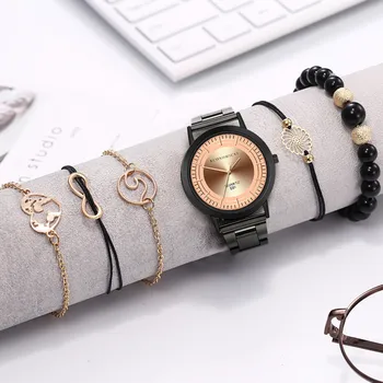 Populaarne Quartz Watch Luksus Gemstone Käevõru Bracele Vaadata Quartz Watch Luksus Gemstone Käevõru Star Bracele Watch Fashion