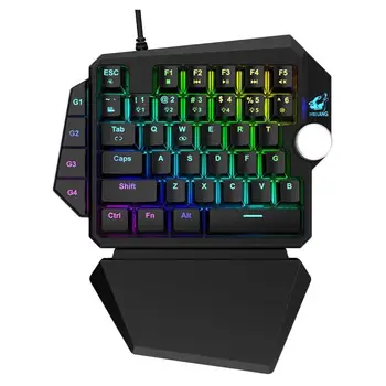 RedThunder Ühe Käega Mechanical Gaming Keyboard RGB Taustavalgustusega Kaasaskantav Mini-Mängude Klaviatuur Game Controller for PC PS4 Xbox Gamer