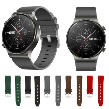 Nahast Rihm Galaxy Vaata 3 45mm Smart watch Ametlik Stiil Sport käevõru huawei vaadata GT2 Pro Randmepaela Tarvikud