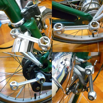 10 Kuusnurk Augud Mutrivõti Tööriistad Jalgratta Remondiks Mutrivõti Jalgrattasõit Kruvikeerajad Tsingi Sulam Bicycle Repair Tööriistad