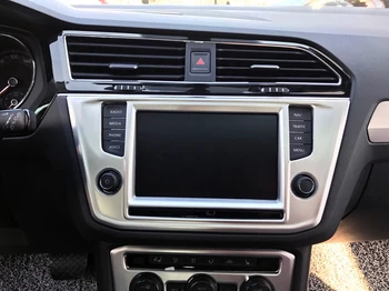 Sobib Volkswagen Tiguan II/Tiguan II Allspace 2016-2020 Auto Tarvikud ABS Salongi Konsool GPS Navigatsiooni Paneeli Katta 1tk