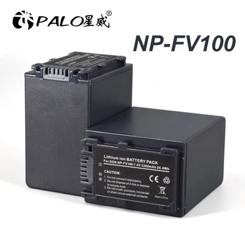 NP-FV100 NPFV100 NP-FV100 Kaamera Aku Sony Sony NP-FV30 NP-FV50 NP-FV70 SX83E SX63E FDR-AX100E VG30E + LCD USB-Laadija