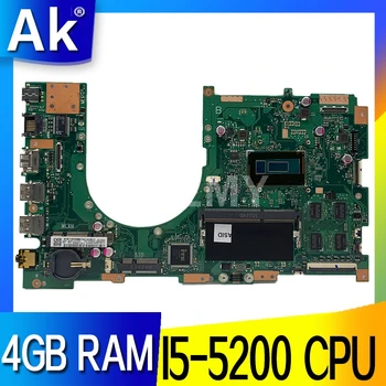Akemy Q502LAB Q502L Sülearvuti Emaplaadi w/ I5-5200U 4GB-RAM Asus Q502LAB Q502LA Q502L Mainboard