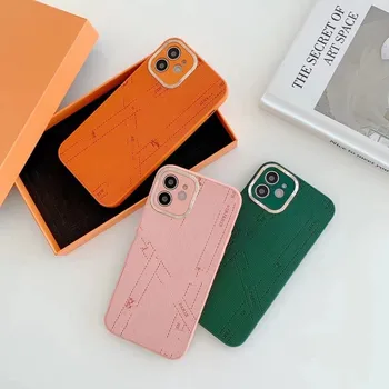 Pariisi Leather Case for IPhone 12 Pro Max 12 Pro Case for IPhone 12 11 Pro Max XS 12Pro X-XR Kate Luksus Põrutuskindel Hirv Juhtudel