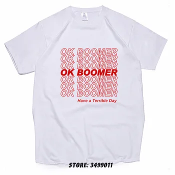 OK Boomer Print T-Särk Kirjaga 3D Meeste Tops T-Särk Harajuku Vintage Dressipluus O Kaela Kohandatud Tshirt Meeste Streetwear
