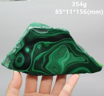 PARIMAT! Looduslik roheline malahhiit poleeritud mineraal-näidis viil töötlemata kivi kvarts Kivid ja kristallid crystal Healing