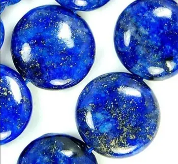 Uued ehted Võluv kõrge kvaliteedi Ilus 12mm Indigo Lapis Lazuli Mündi Helmed 15