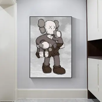 Kaasaegne Koomiks Anime-Nukk Veranda Lõuend Dekoratiivset Maali Poster Pildi Album Home Decor Seina Art Toa Kaunistamise Tarvikud