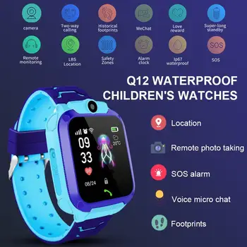 Mood SOS-GPS / lbs positsioneerimine multifunktsionaalne smart watch IOS laste veekindel smart watch Android lapsed smart Vaadata