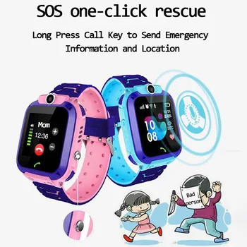Mood SOS-GPS / lbs positsioneerimine multifunktsionaalne smart watch IOS laste veekindel smart watch Android lapsed smart Vaadata