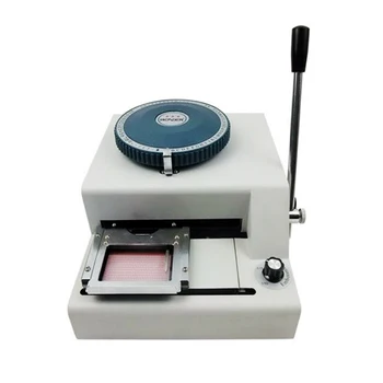 Käsitsi PVC nimi id-kaardi reljeef masin printer JX-68C