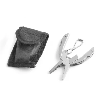 Väljas Mini Folding Muilti-funktsionaalne Plier U-Võtmehoidja Väljas Matka-Tööriista tasku nuga multitools