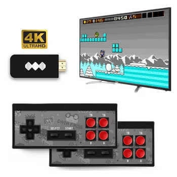 4K HDMI-ühilduvate/AV Video-retro Mäng Konsooli Ehitatud 600 Klassikaline Mängud, Wireless Controller Kaasaskantav TV ja Video Mängu Konsool
