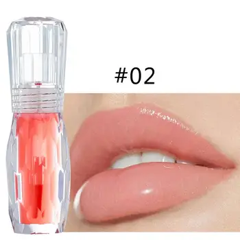 HANDAIYAN Looduslik huuleläige 3D Crystal Jelly Värv Niisutav Niisutav Lipgloss Vedelik Huulepulk Ilu Kosmeetika maquiagem
