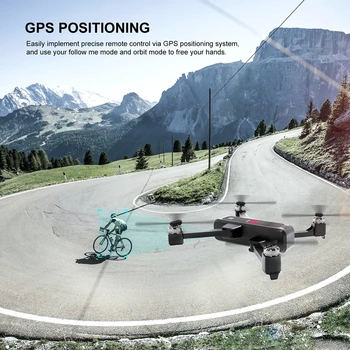 Eachine EX3 GPS 5G WiFi FPV Koos 2K Optiline Voolu OLED Lülitatav Remote Harjadeta Kokkupandav RC Undamine Quadcopter RTF Mänguasjad