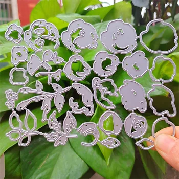 Deguang taime-seeria metalli lõikamine die DIY külalisteraamatusse creative 3D reljeef tervitus kaardi kaunistamiseks flower 2020 UUS