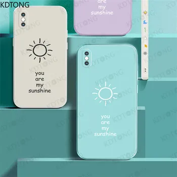 Case For iPhone 11 12 Pro XS Max Mini X-XR 8 Plus 7 SE 2020 Mood Muster Värviga Vedel Silikoon Telefoni Juhul Värvitud