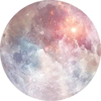 Arvuti Mäng Padi Non-slip Ring Mouse Pad Planeedi Seeria Matt Maa/Venus/Mars/Elavhõbe/Jupiter/Pluto/Vikerkaar Kuu/Black Moon