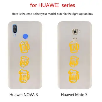 Iced Klaas Õlut Suvel Telefoni Juhtudel Huawei Mate 30 20 10 Lite Pro pehmest Silikoonist Kate Y9 2019 2018 Nova 5T 5i 4 5 Pro