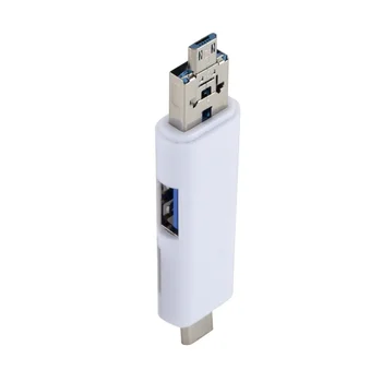 Tüüp C & Micro-USB-5 OTG 1 Card Reader Flash Drive High-speed USB2.0 Universaalne OTG TF - /SD-Kaardi Android telefon Arvuti