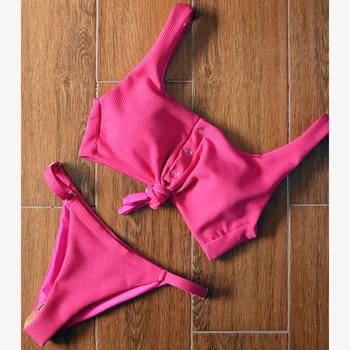 2021 Uue Sidemega/brasiilia/Sexy Bikini Push Up Polsterdatud Supelrõivad naiste kahes Tükis Ujumistrikoo ujumispüksid tankini naiste ujumistrikood